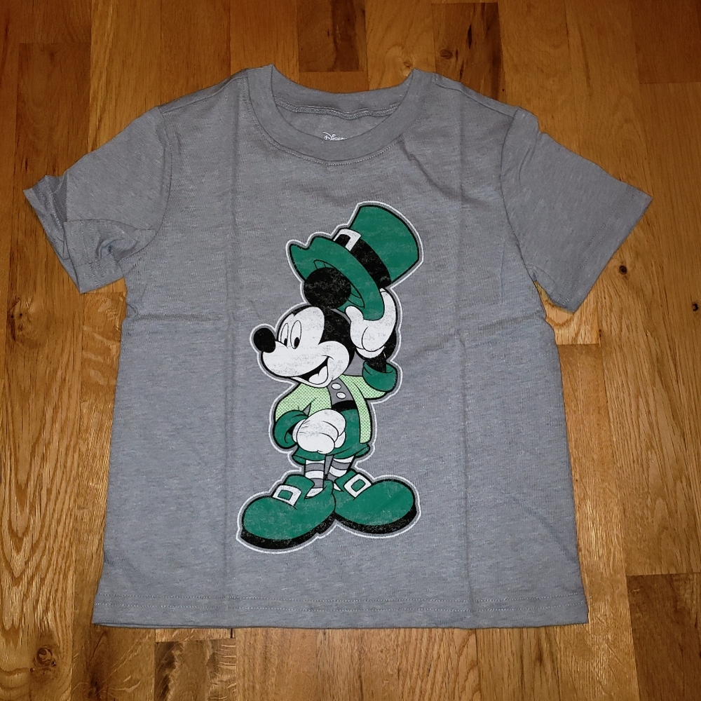 NWT Disney Mickey Mouse St Patrick’s Day Leprechaun Shirt 5T